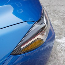 아반떼AD스포츠 헤드라이트 리플렉터 포인트 스티커, 라이트그린, 1개