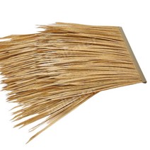 초가 지붕 인조 볏짚 원두막 카페 밀짚 펜션 주차장 평상 짚 처마 덮개 플라스틱 50CM, 연노랑(길이50cm) 100개