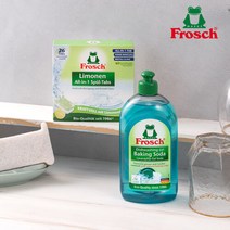 [프로쉬] 식기세척기 전용 세제 그린레몬 26입+ 주방세제 베이킹소다 500ml 1개 세트, 단일속성