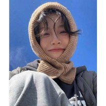 바라클라바 터틀 넥워머, 아이보리