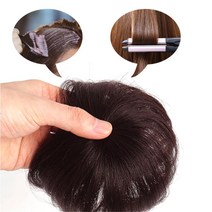 인모 탑커버 정수리 부분가발 브라운 탑피스 탈모