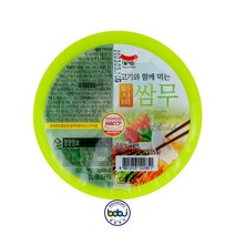 일가집 와사비 쌈무 350g 무쌈