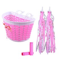 스쿠터 바구니 자전거 세발 자전거 깃발 장식 Accessoriespink 깃발, 분홍색