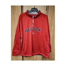 Majestic 보스턴 레드삭스남성 Sz 2x XXL 1/4 Zip Front Pullover Lightweight MLB