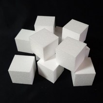 사각 케익 케이크 모형 스티로폼 높이6cm 7cm, 8호-가로세로32cm높이7cm
