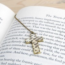 BooKiss 십자가 책갈피 성경 Bible 클립 북마크 독서, ◐본상품선택◑, 단일제품선택