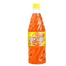 오뚜기 시럽 슬러시 오렌지향 1병 시럽원액, 2개, 1kg