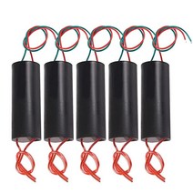 AEDIKO 5피스 고전압 발생기 DC 6-12V ~ 1000kV 부스트 스텝업 인버터 아크 펄스 제너레이터 전원 모듈 변압기, 1000kv 5pcs