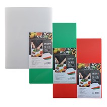 업소용 K-도마 대형 위생 칼라 1호 2호 3호 4호 5호, 적색