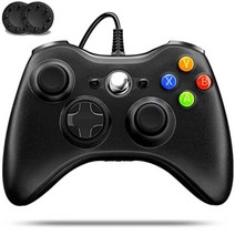 2022 업그레이드판 xbox 360 컨트롤러 유선 Smatorch USB 인체 공학 조이스틱Microsoft Xbox 360 Xbox 360 Slim PC Windows7, 5개