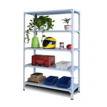 조립식 앵글 선반 철제 베란다 펜트리 창고 랙 경량, 길이120x폭50x높이200 / 6층