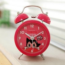아이방 탁상시계 핑크 책상시계 인테리어소품 알람 알람시계 직장인 초등학생 알람탁상시계 테이블시계 어린이방 탁상용 인테리어탁상시계 자취생 협탁 침대 학생 탁상용시계
