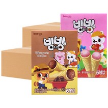 아이스콘과자 빙빙초코/딸기 (6봉입) x 20개 1box -, 01-빙빙초코 (6봉입) x 20개 1box