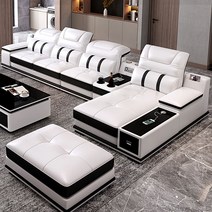 모듈소파 이태리수입가구 쇼파 북유럽 리얼가죽고급, 11