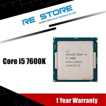 Intel Core i5 7600K 3.8GHz 쿼드 코어 스레드 CPU 프로세서 6M 91W LGA 1151, 한개옵션0