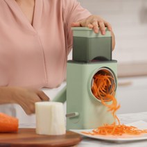 본사직영 독일 몬타 문천식 만능채칼 드럼통 안전채칼 무 감자채 회전채칼 풀세트, 1세트