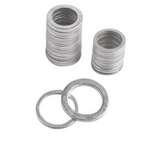 고무와셔 오링 실리콘 구리 스텐 20pcs m6-m26 알루미늄 와셔 가스켓 플랫 금속 와셔 가스켓 플러그 오일 씰링 링 가스켓 패스너 10x14x1mm, 16x22x1.5mm, 15 16x22x1.5mm