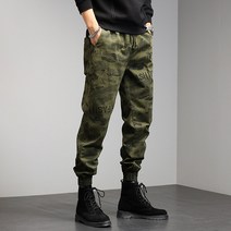 Cwadun 남자 캐주얼 가을 밀리터리 팬츠 카고 조깅 팬츠 GBT96110