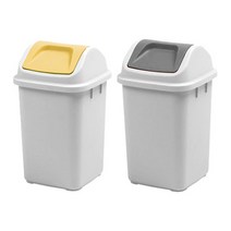 창신리빙 국민 휴지통 스윙 35L 2가지 색상, 1개, 그레이