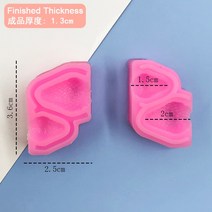 베이킹 과일 딸기 실리콘 몰드 퐁당 초콜릿 젤리 만들기 케이크 도구 장식 오븐 스팀 가능 DIY 클레이 레진 아트, [05] 3380