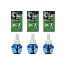 킬파프 액체 훈증기 리퀴드케이 리필 3개 모기약 전자모기향 모기살충제, 35ml