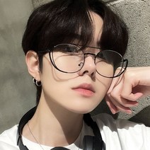 유니크 레트로 보잉 투브릿지 메탈 안경테