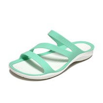 크록스 스위프트워터 샌들 피스타치오 여자 여름 슬리퍼 203998-3U3