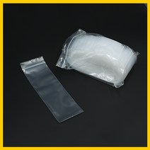 두꺼운 폴리백 포장비닐 투명 PE 지퍼백 100매 모음, 두꺼운PE투명지퍼백 5호_1개