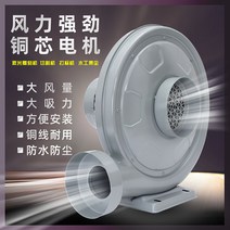 집진용송풍기 목공 먼지 가스 연기 흡입 집진 원심송풍기 380V220V, 750w(220v)공기흡입구및배출구75MM