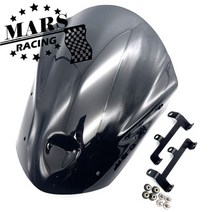 [해외]Motorfiets 스포츠 투어링 MT09 Voorruit Voorruit Windscherm Voor Yamaha 2013 2014 2015 2016 MT-09 Mt, 검은 색