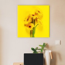 아란아트 생기그림 예쁜꽃그림 캔버스액자 카페인테리어 거실벽꾸미기, 06 해바라기 5송이