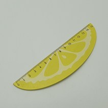 방안자 15cm자 레몬 15cm 자 나무자 과일모양자 잣대 디자인 모양자, 상세페이지 참조