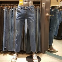이랜드 [잠뱅이][NC부산대]JK9DIG02 남성 그린칼라 바이오스톤 워싱 타이트 일자핏