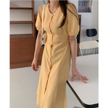 나미 셔링 허리주름 원피스