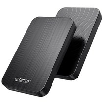 ORICO 2.5인치 하드 드라이브 인클로저 USB C to SATA 6Gbps HDD/SSD 9.5 7mm 금속 패널 외장 HDD 맥북 프로 에어 WD 씨게이트 도시바 삼성-HM, 2.5’‘ Enclosure-USB C