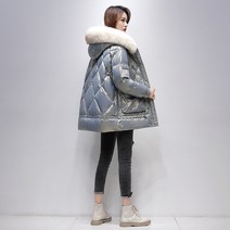 패딩 여 박시 핫팩 겨울 쇼트 코트