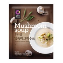 [정원] 청정원 우리쌀 양송이크림 수프 60g(3인분), 3개, 60g