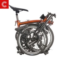 브롬톤 C라인 2단 블랙에디션 플레임라커 + 브룩스 C17 안장 구 모델명 M2L 22년식, 판매자 대납