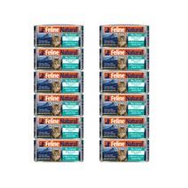 케이나인내추럴 캣 비프 앤 호키 캔 습식사료 12p, 소, 85g, 12개