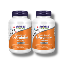 나우푸드 더블 스트랭스 L-아르기닌 1000mg 타블렛, 120개입, 2개, 120정