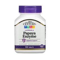 21세기센트리 파파야 엔자임 츄어블 100정 브로멜린 브로멜라인 파파인 Bromelain Papain