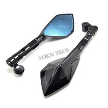 오토바이 백미러 액세서리 스즈키 산적 600 GSX-S750 GSF 혼다 PCX 야마하 FJR 1300 레이서, 04 Black