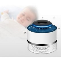 가정용 무소음 usb 모기퇴치기 포충기 해충퇴치램프 해충퇴치기 날파리퇴치, 블랙