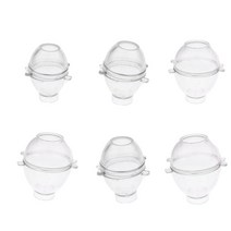 shangren 공예품을 만드는 DIY 촛불에 대한 금형 금형을 만드는 플라스틱 계란 모양의 촛불, 다중, 분명한