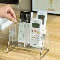 보냄 아크릴 리모컨 보관함, 투명, 1개