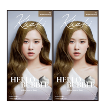 미쟝센 올뉴 헬로버블 염색약 12종 염모제, 7K 애쉬카키브라운, 2개
