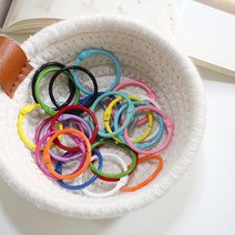 [태원패브릭] 2개)컬러메탈 오픈오링(12컬러), 진핑크