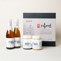 [우리농산] 달인 참기름 들기름 종합세트(참기름300ml + 들기름300ml + 볶음참깨, 상세 설명 참조