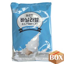 대호 까르페데이 바닐라향 소프트아이스33 (1kg x 12개) 1박스, 12개, 1kg