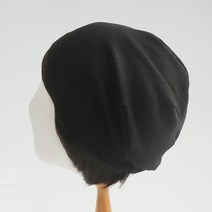 면니트 골지 비니 두건모자